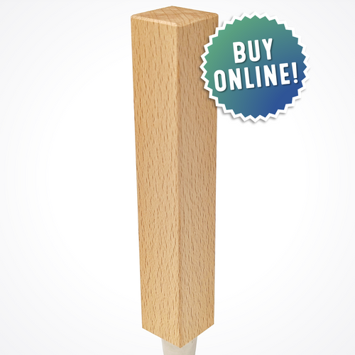 Blank Rectangular Wooden Tap Handles