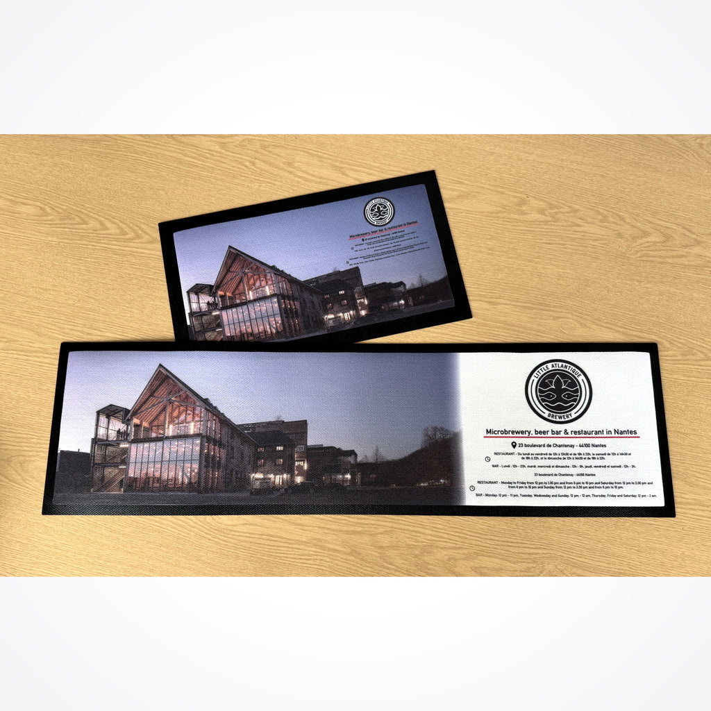 Printed Bar Mats and Bar Runners