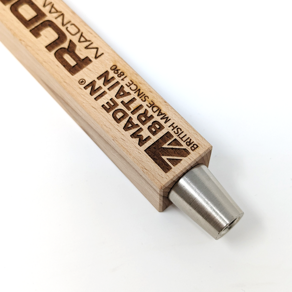 Engraved Rectangular Wooden Tap Handles